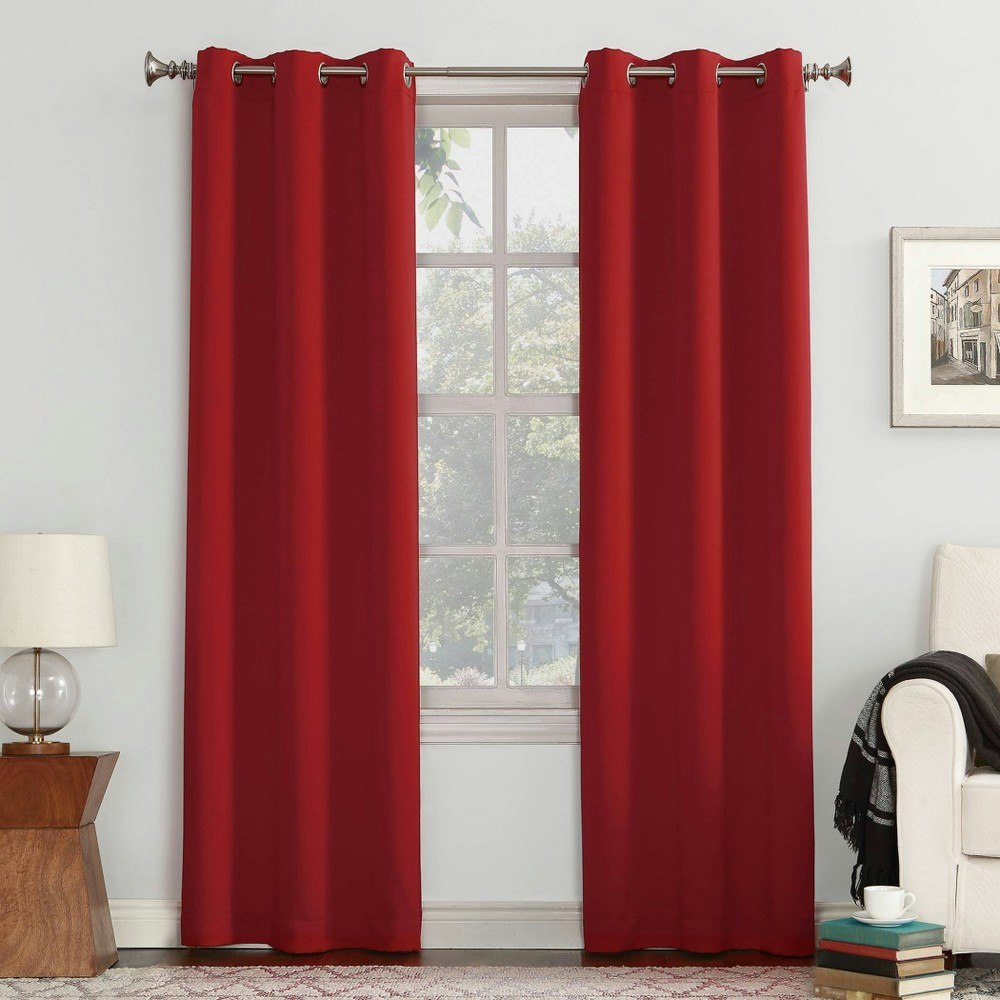 Sun Zero Kenneth 54"x95" Blackout Grommet Curtain Panel: $27.99 Sun Zero Kenneth 54"x95" Blackout Grommet Curtain Panel: $27.99