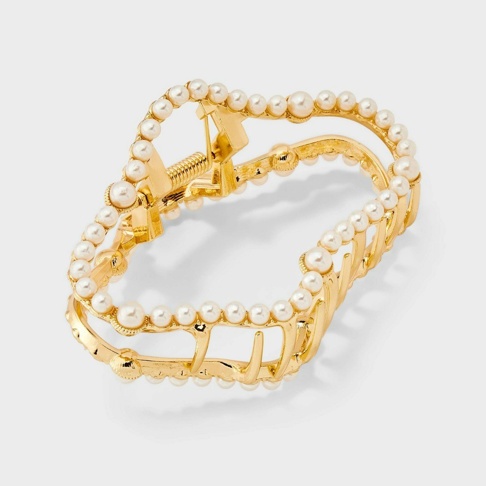 Pearl Abstract Claw Clip: $8 Pearl Abstract Claw Clip: $8
