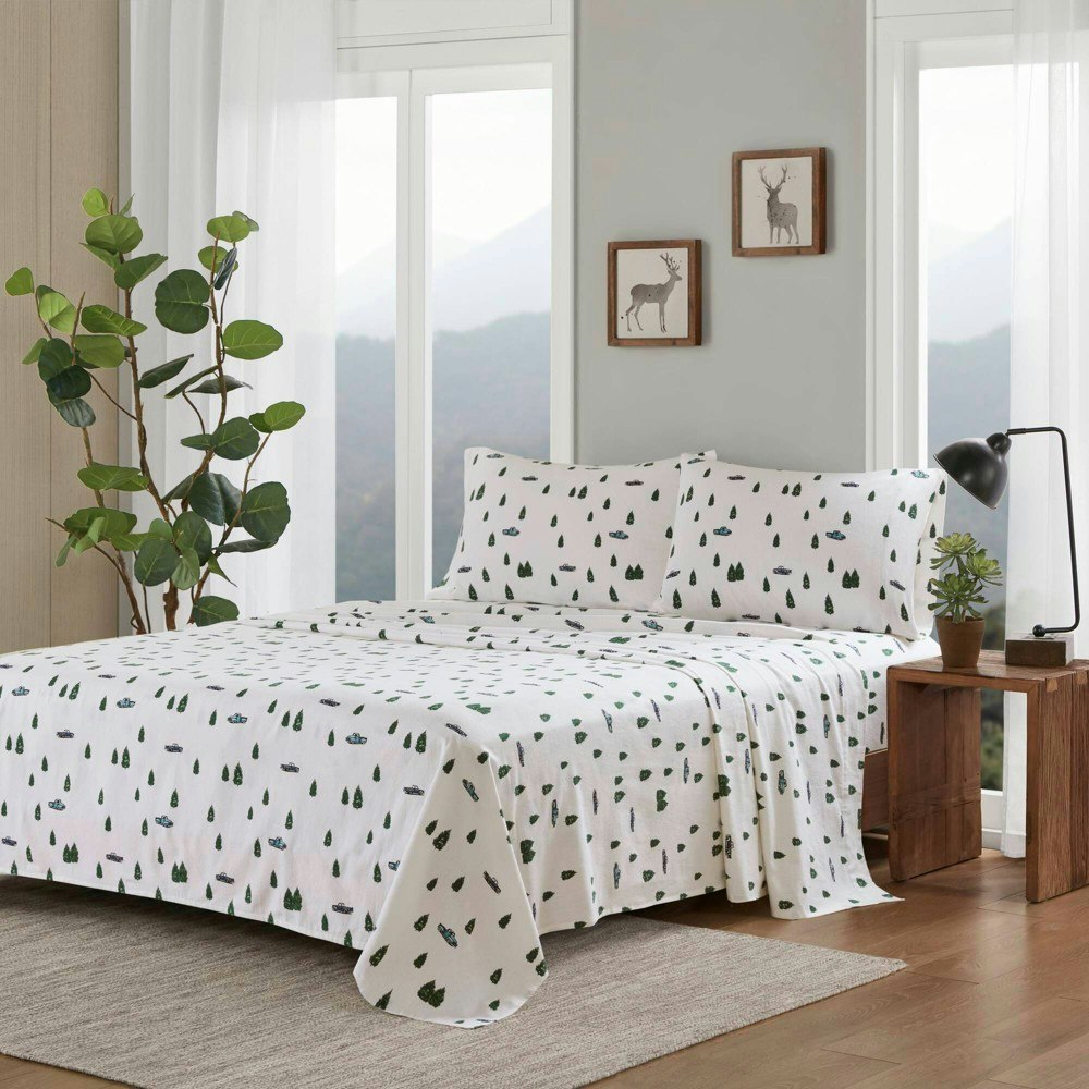 Woolrich Queen 100% Cotton Flannel Sheet Set: $35.99