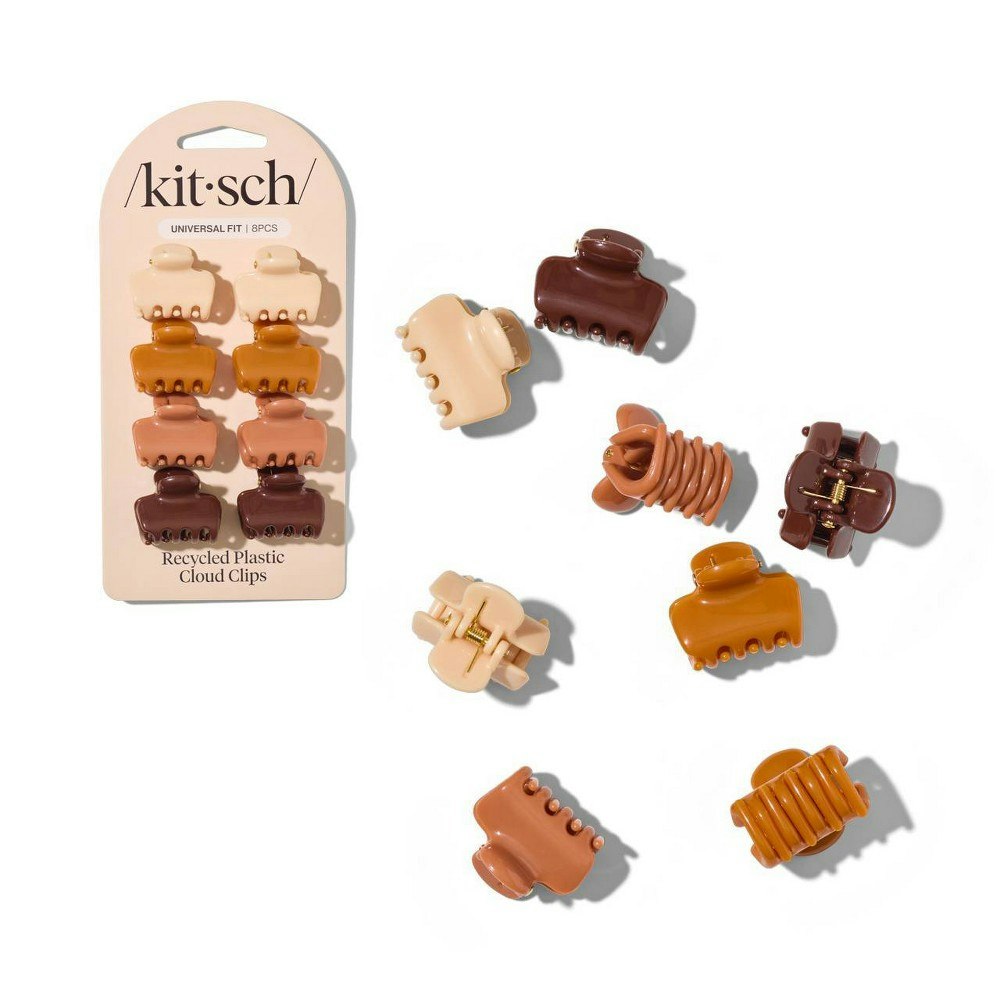 Kitsch Recycled Plastic Mini Cloud Claw Clips 8-Pack: $7.89 Kitsch Recycled Plastic Mini Cloud Claw Clips 8-Pack: $7.89