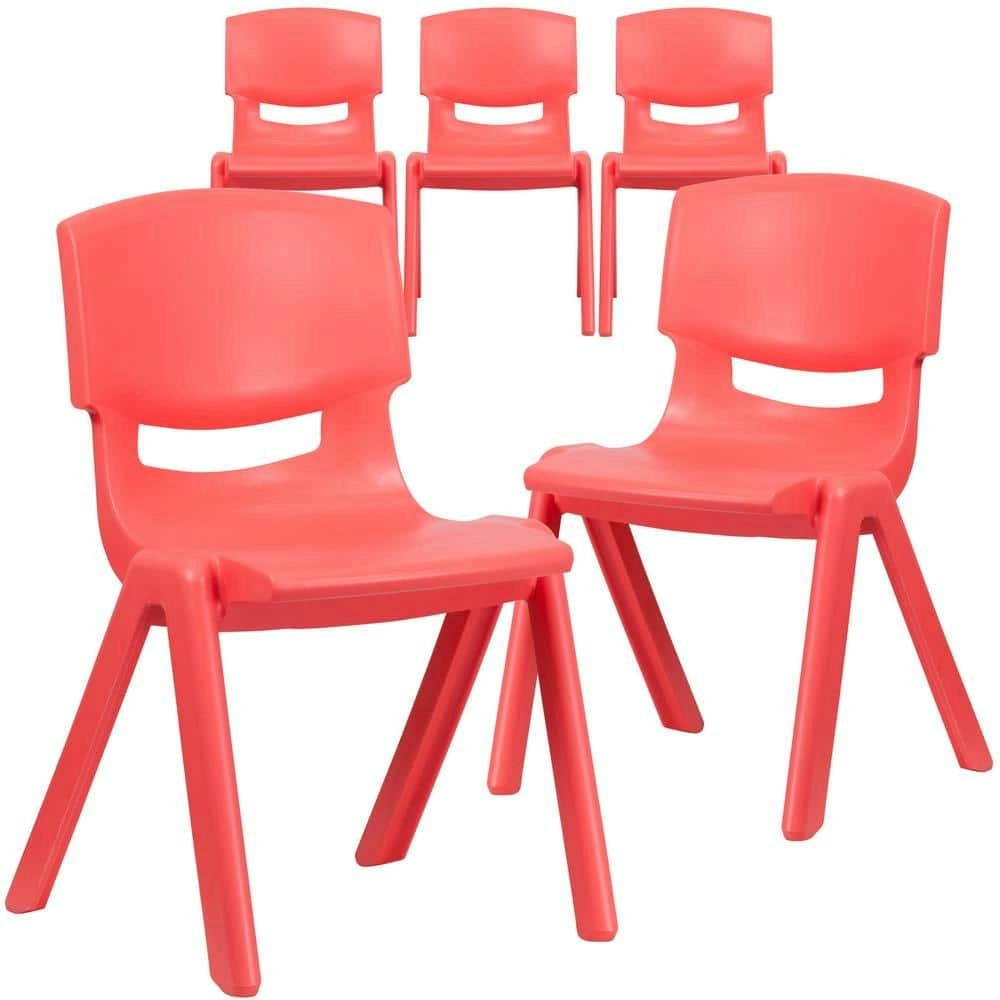 Red Plastic Stack Chair 5-Pack: $259.67 Red Plastic Stack Chair 5-Pack: $259.67