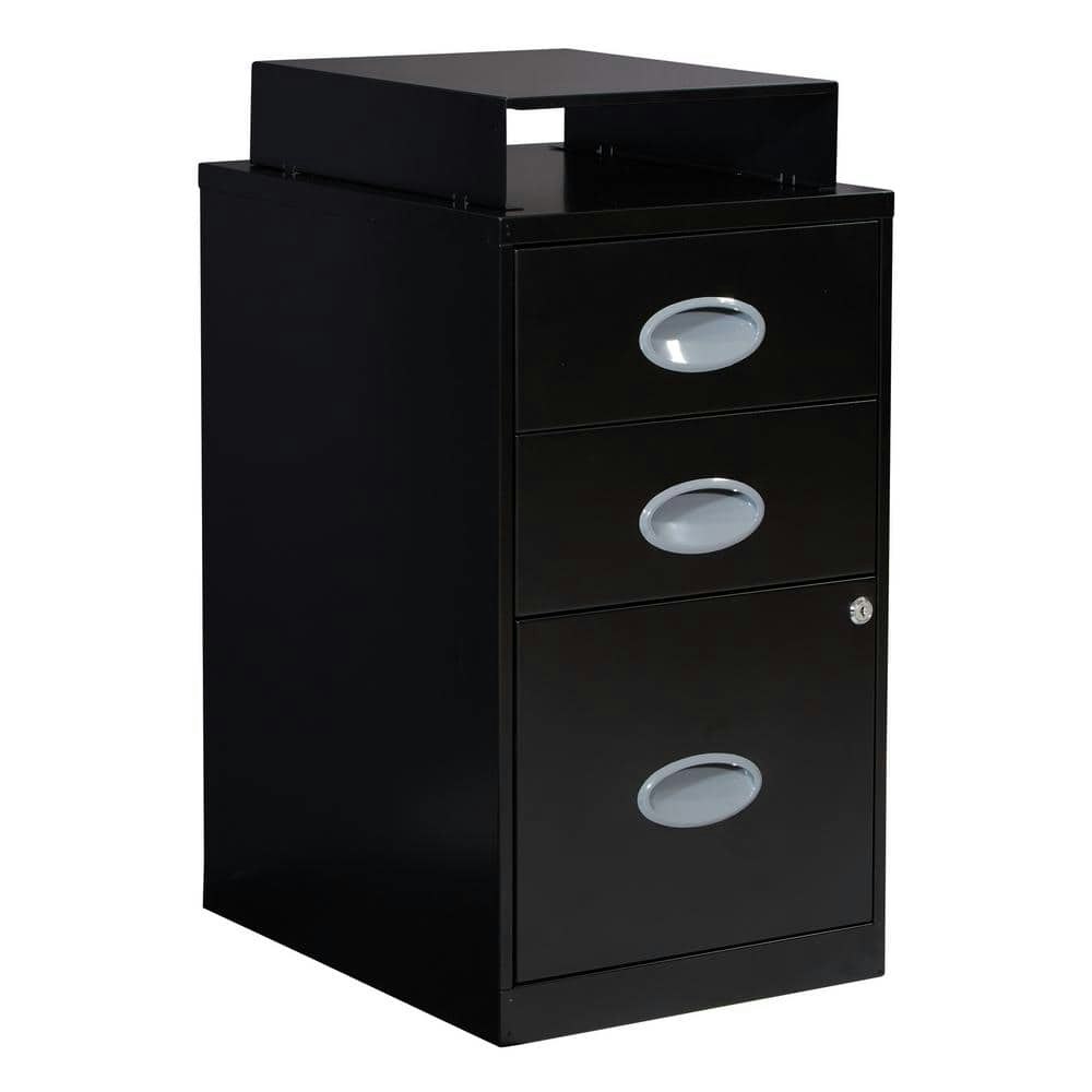3-Drawer Locking Metal Vertical File Cabinet with Top Shelf: $201.06 3-Drawer Locking Metal Vertical File Cabinet with Top Shelf: $201.06