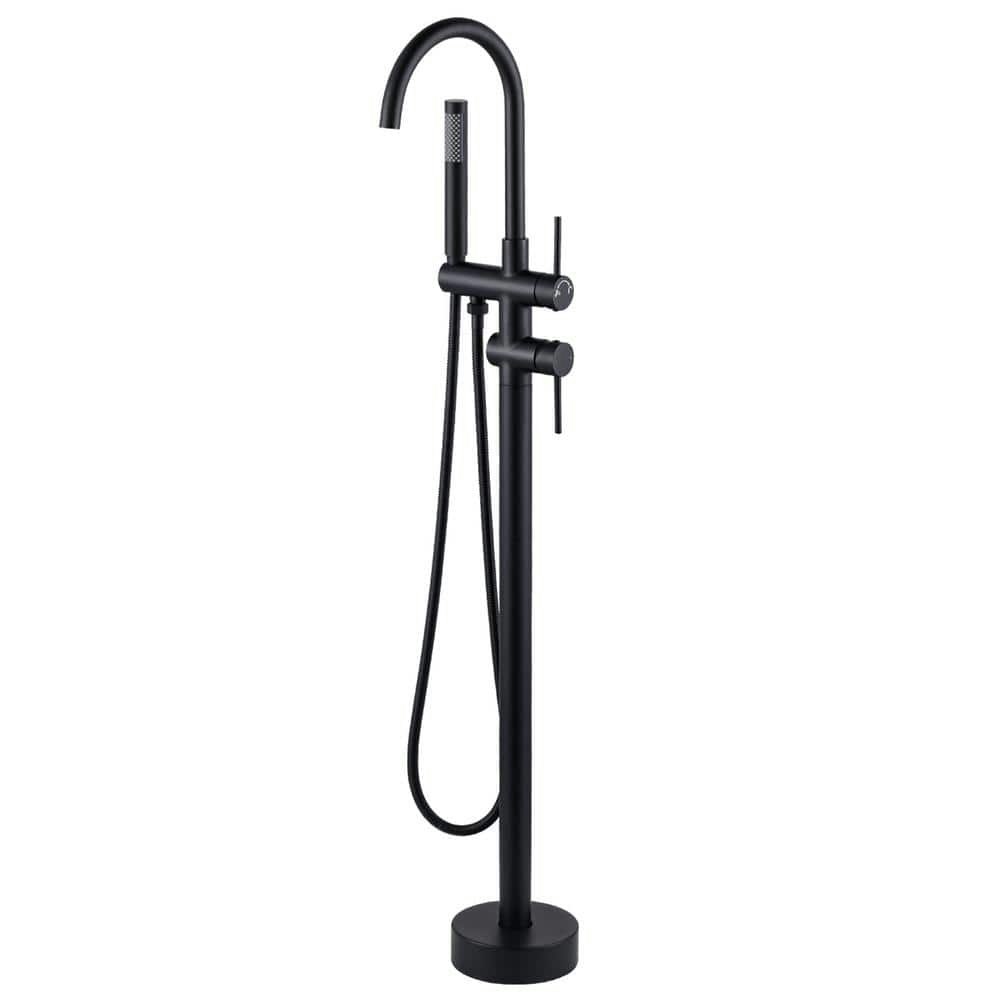 2-Handle Freestanding Tub Faucet with Hand Shower: $161.16 2-Handle Freestanding Tub Faucet with Hand Shower: $161.16