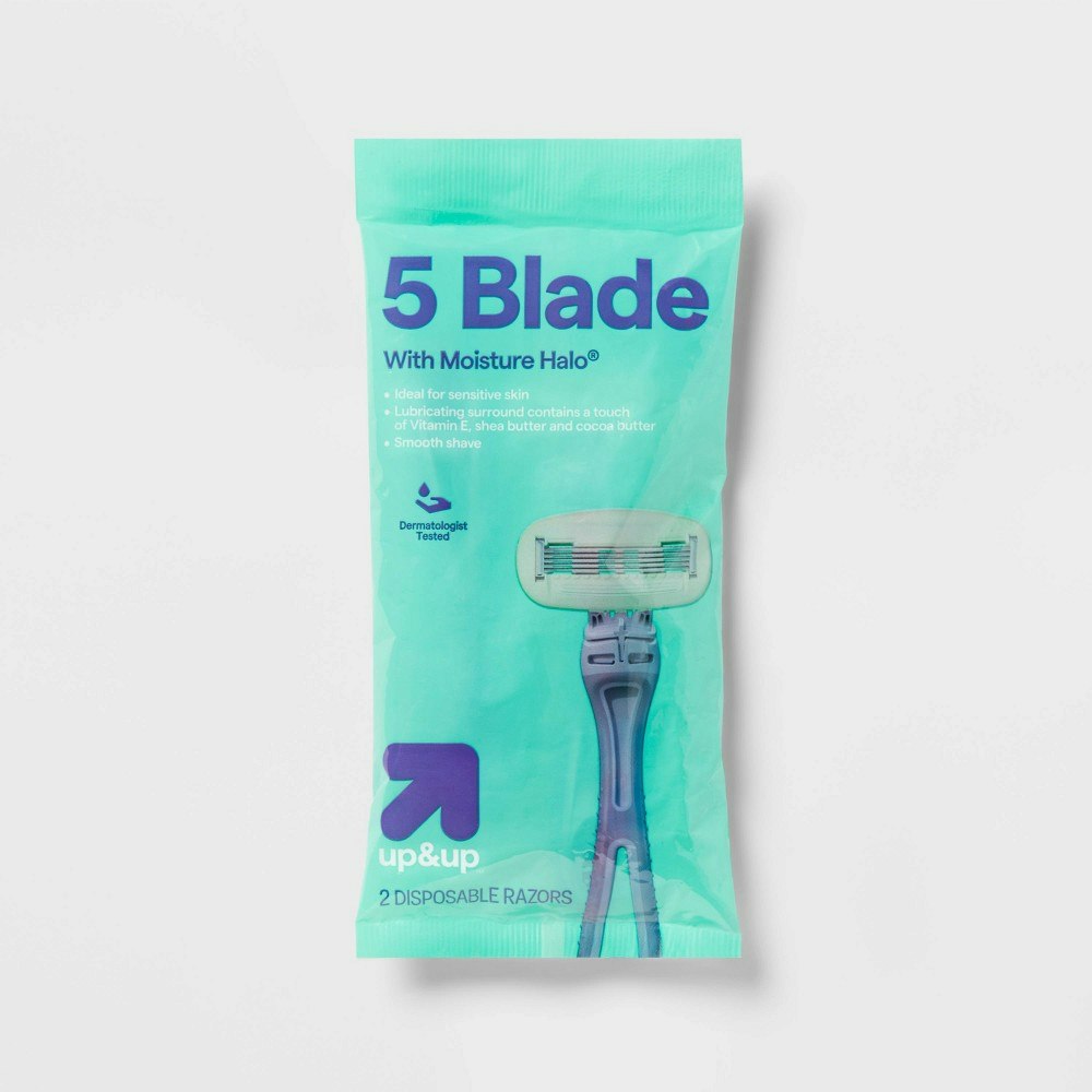Up&Up 5-Blade Moisturizing Disposable Razors 2-Pack: $3.19 Up&Up 5-Blade Moisturizing Disposable Razors 2-Pack: $3.19