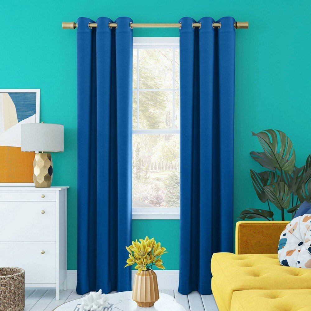 Sun Zero Harper Blackout Grommet Curtain Panel 40" x 63": $13.29 Sun Zero Harper Blackout Grommet Curtain Panel 40" x 63": $13.29