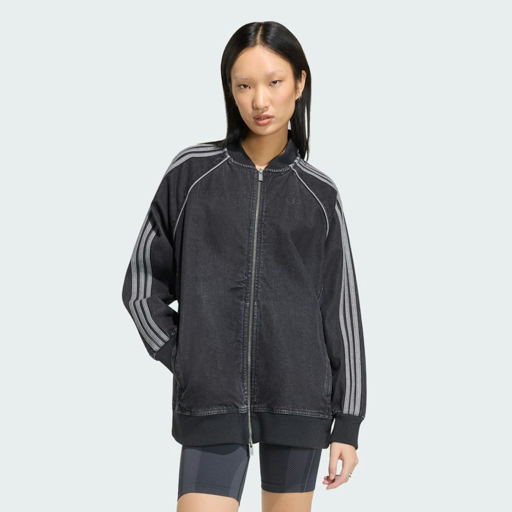 SST Oversized Denim Tracktop: $100 SST Oversized Denim Tracktop: $100