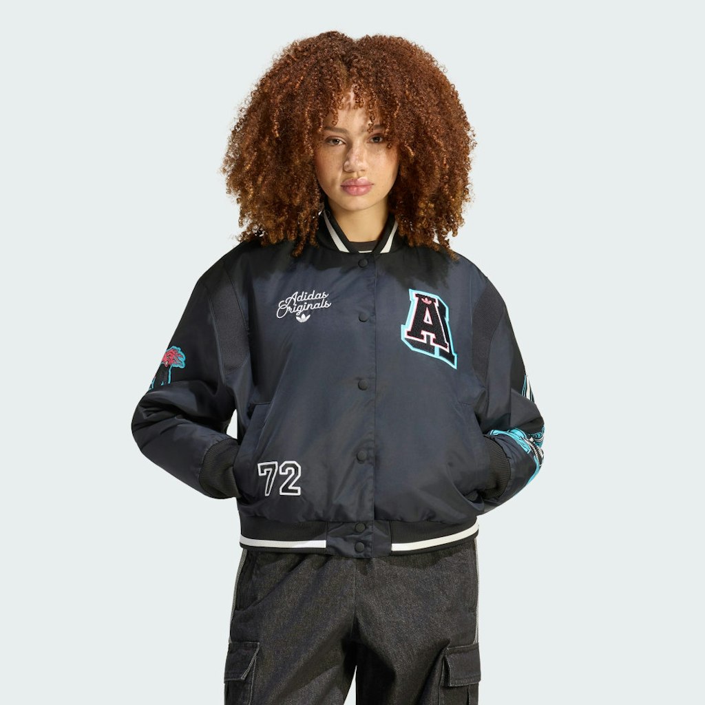 Bomber Jacket with Badges: $160 Bomber Jacket with Badges: $160