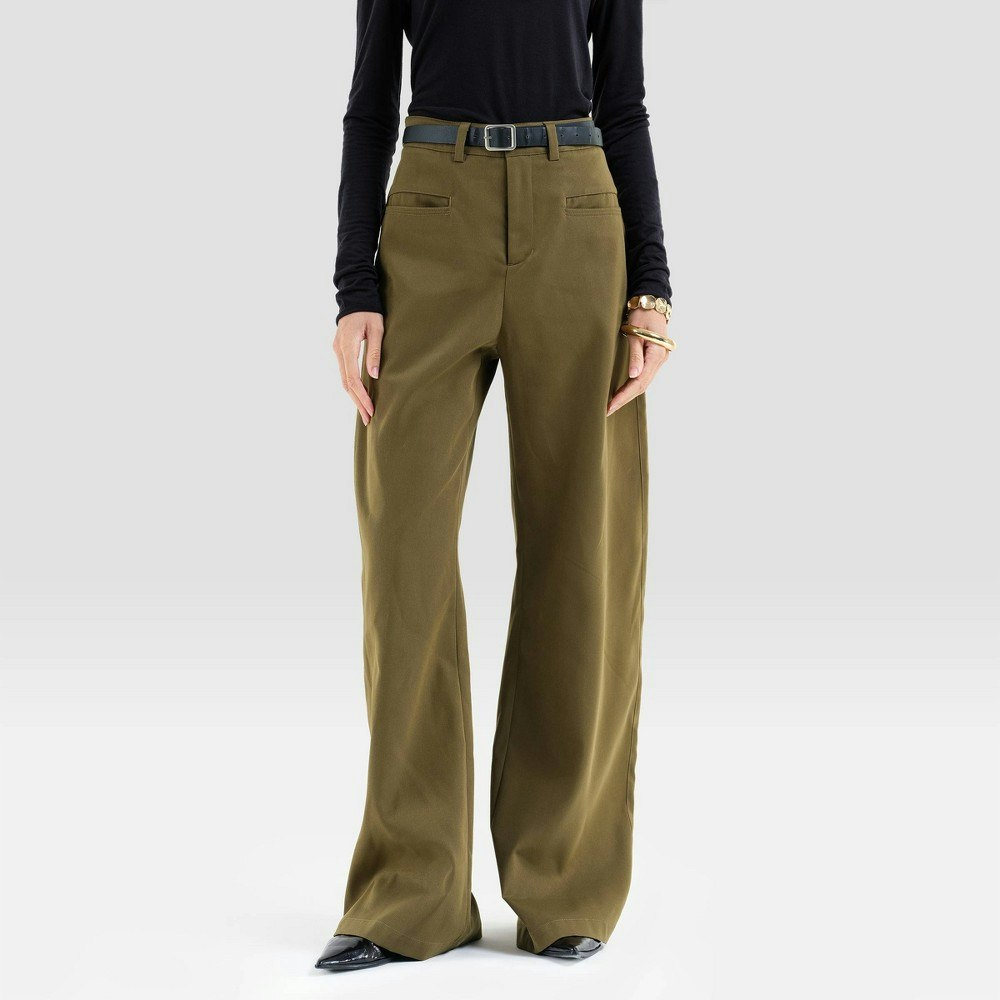 A New Day Women's High-Rise Wide Leg Trousers: $38 A New Day Women's High-Rise Wide Leg Trousers: $38
