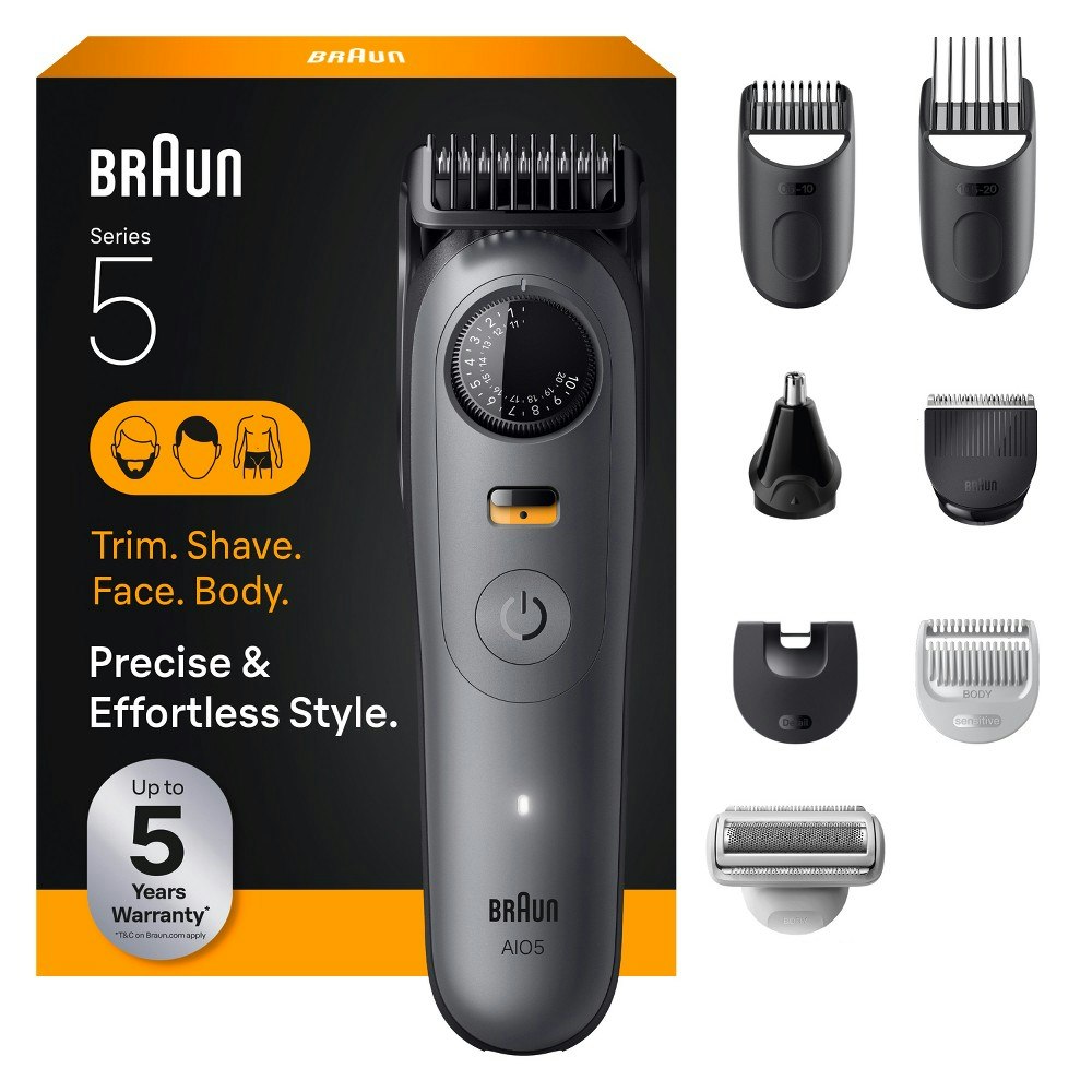 Braun Series 5 All-in-One Beard and Body Trimmer Kit: $54.99 Braun Series 5 All-in-One Beard and Body Trimmer Kit: $54.99