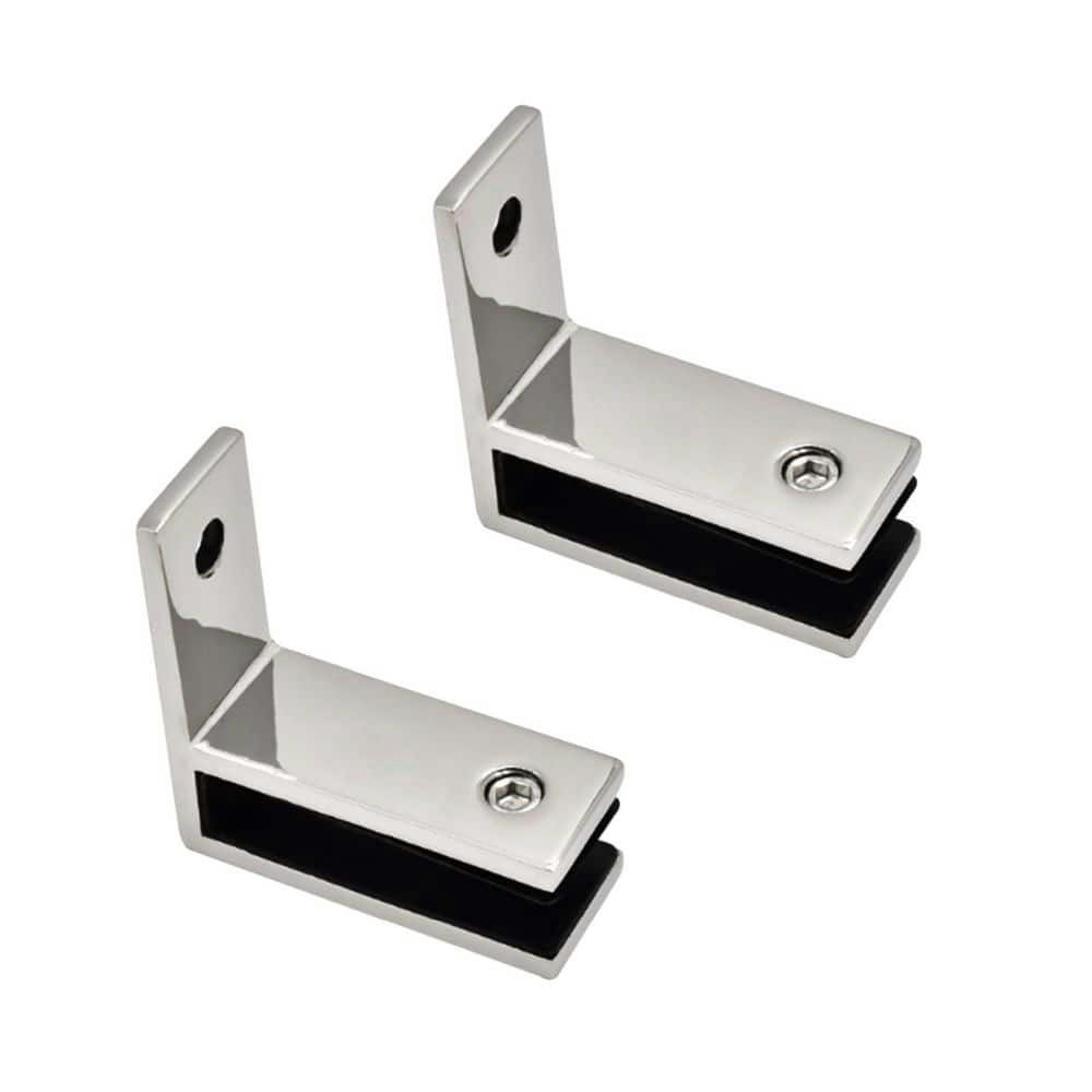 Stainless Steel 90-Degree F-Shape Glass Railing Clamp 2-Pack: $72.33 Stainless Steel 90-Degree F-Shape Glass Railing Clamp 2-Pack: $72.33