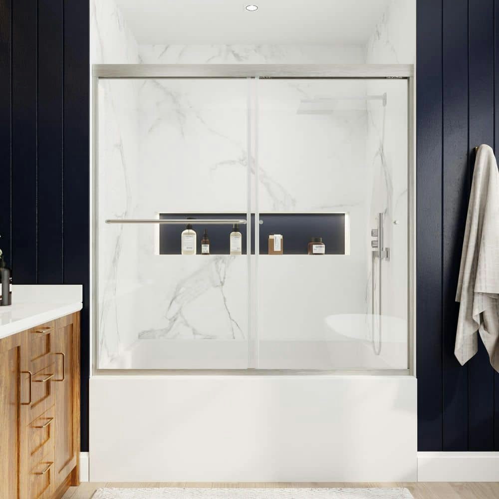 Victoria 60 x 58-Inch Sliding Framed Tub Door: $389 Victoria 60 x 58-Inch Sliding Framed Tub Door: $389