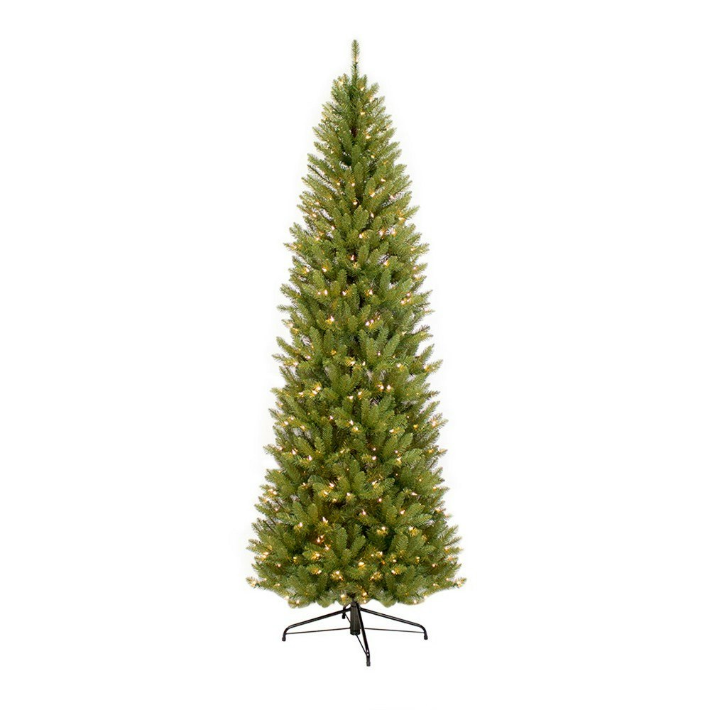 Puleo 6.5-Foot Pre-lit Pencil Artificial Christmas Tree: $139.99 Puleo 6.5-Foot Pre-lit Pencil Artificial Christmas Tree: $139.99