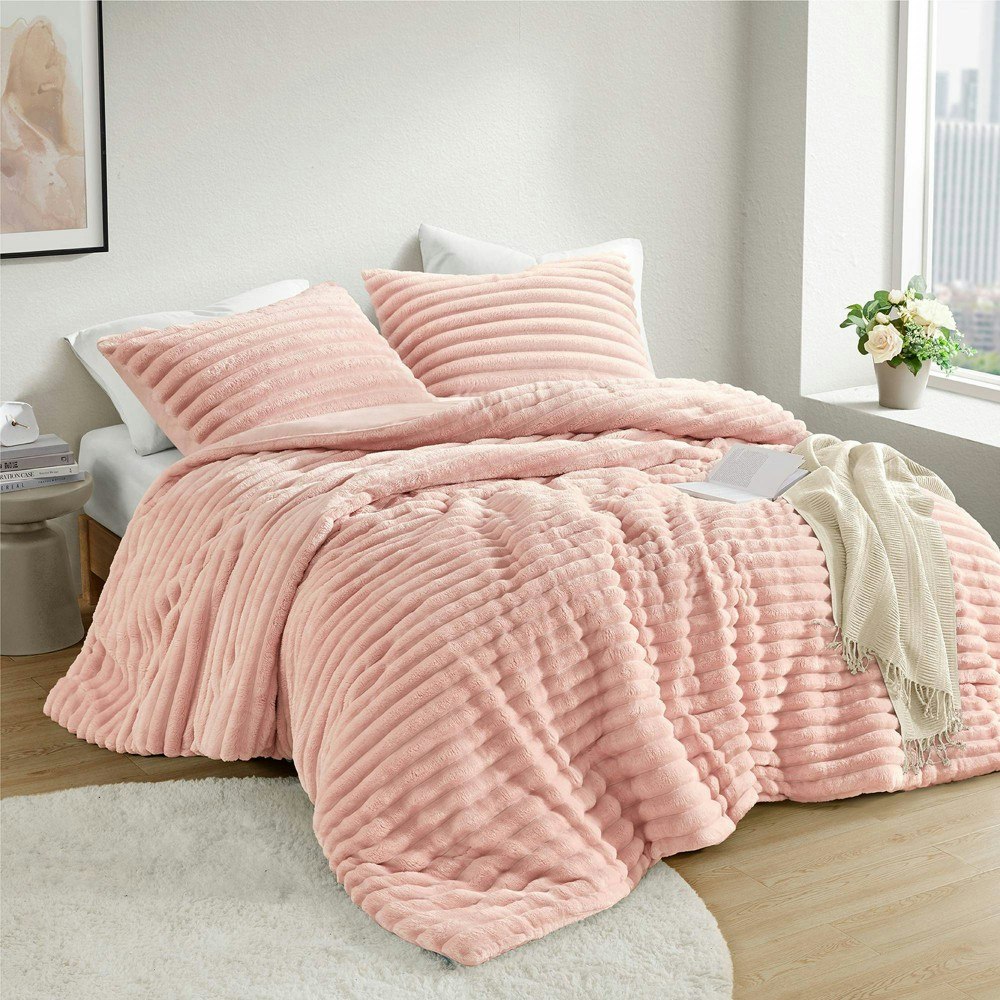Intelligent Design Avril Full/Queen Fluffy Ribbed Plush Comforter Set: $59.99 Intelligent Design Avril Full/Queen Fluffy Ribbed Plush Comforter Set: $59.99