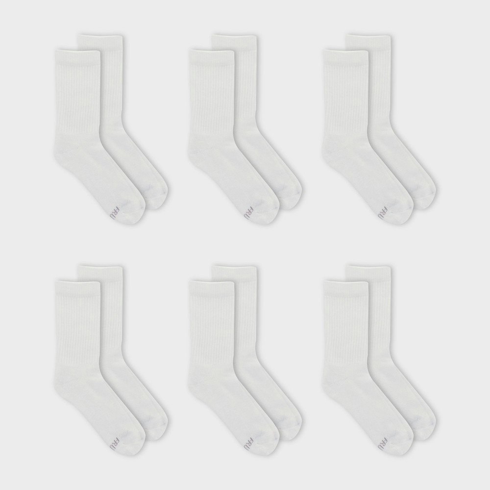 Fruit of the Loom Women's Cushioned Crew Socks 6-Pack: $6.99 Fruit of the Loom Women's Cushioned Crew Socks 6-Pack: $6.99