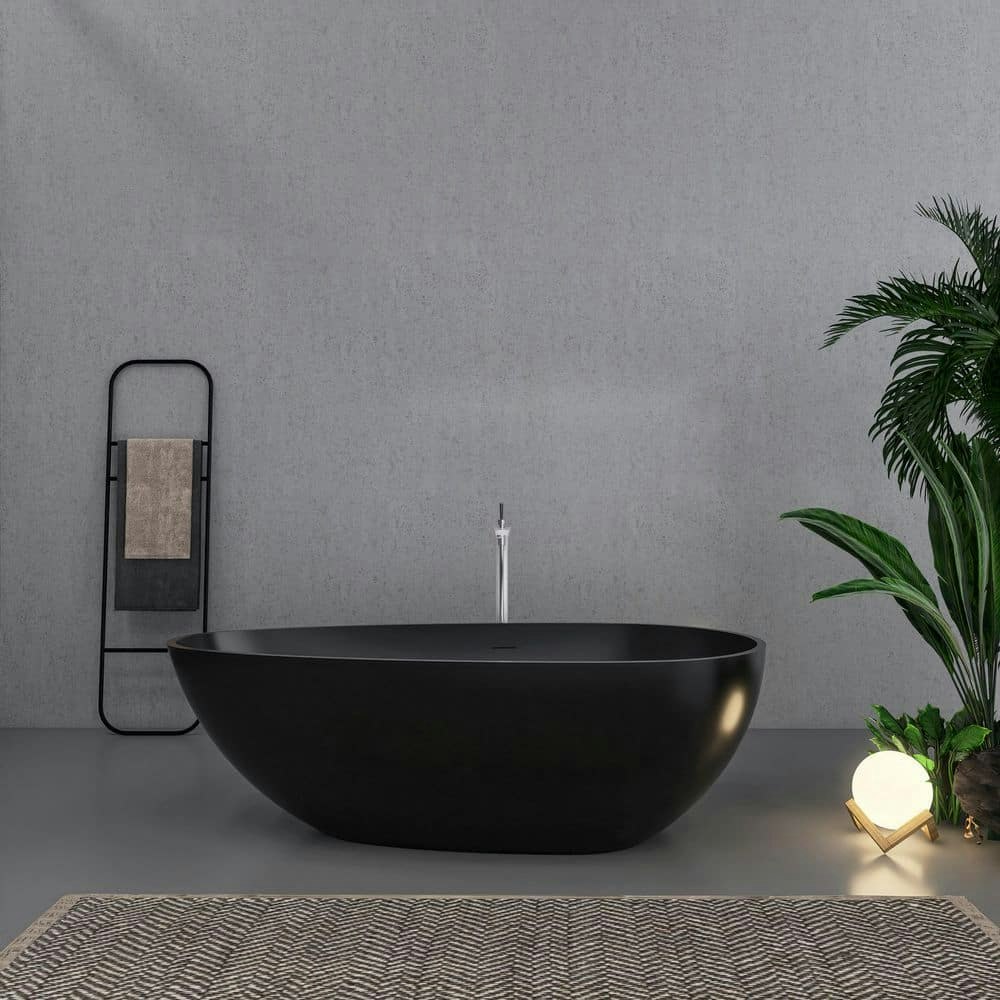 67" x 34" Stone Resin Freestanding Bathtub: $1,699