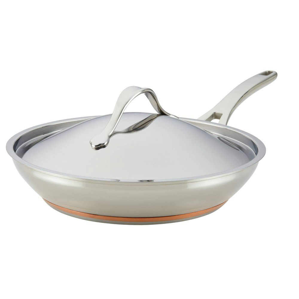 Anolon 12-Inch Nouvelle Copper Stainless Steel Induction Frying Pan: $99.99 Anolon 12-Inch Nouvelle Copper Stainless Steel Induction Frying Pan: $99.99