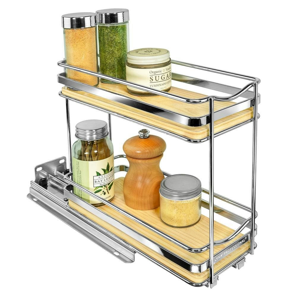 Elite Pull Out Spice Rack Cabinet Organizer: $44.99