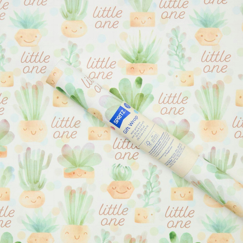 Little One Plants Baby Wrapping Paper: $4.75