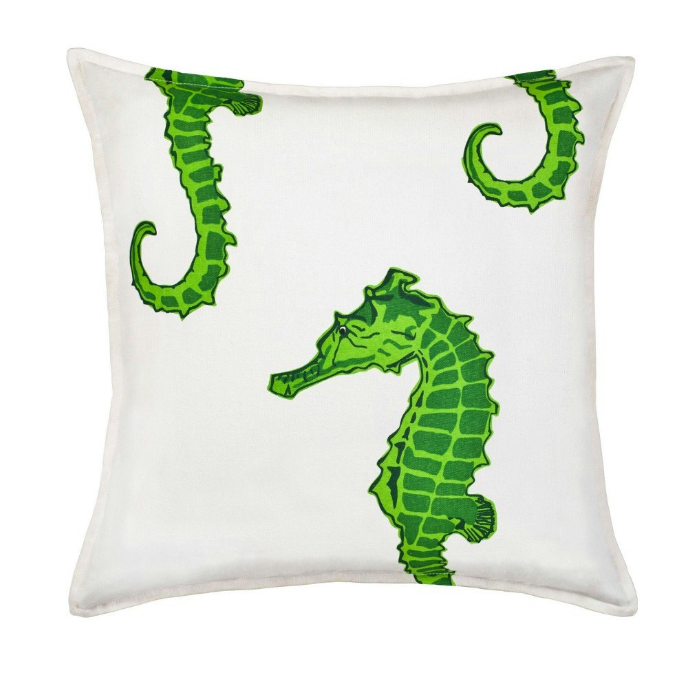 Kensington Garden 20"x20" Seahorse Cotton Canvas Throw Pillow: $29.99 Kensington Garden 20"x20" Seahorse Cotton Canvas Throw Pillow: $29.99