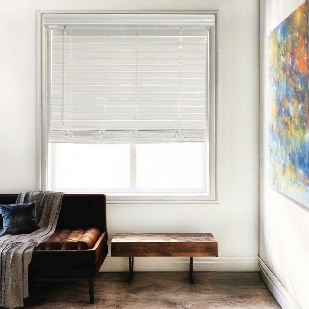 43.25" x 36" Cordless Faux Wood Room Darkening Blinds: $98.98 43.25" x 36" Cordless Faux Wood Room Darkening Blinds: $98.98