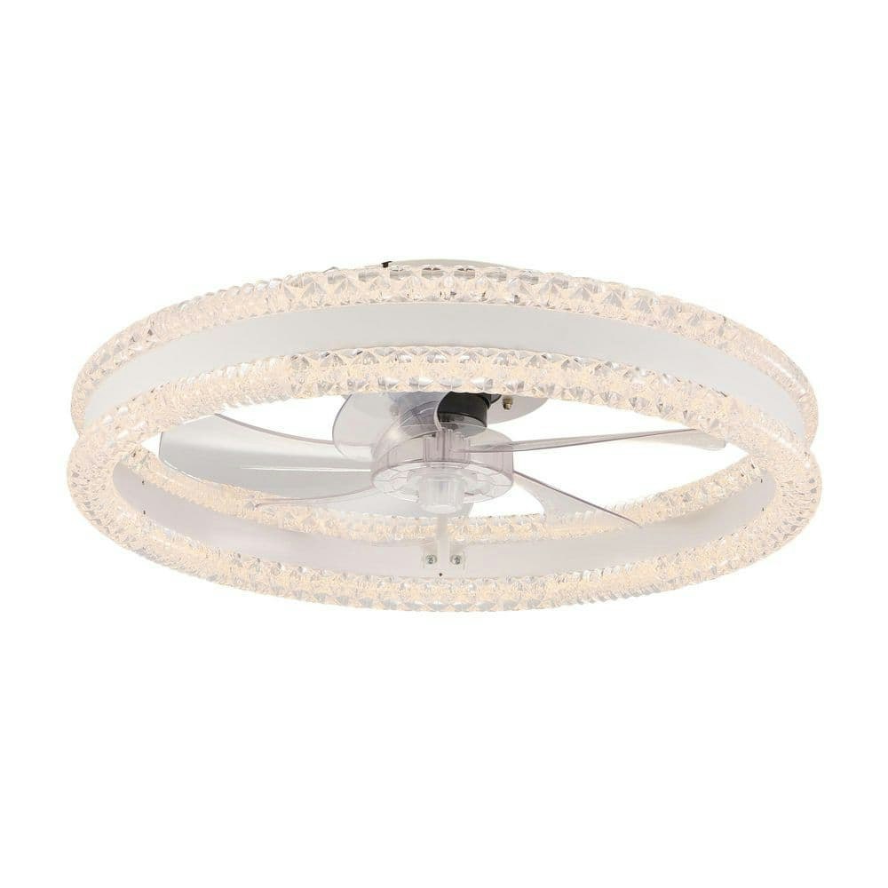 20-Inch Integrated LED Modern Flush Mount Ceiling Fan: $128.57 20-Inch Integrated LED Modern Flush Mount Ceiling Fan: $128.57
