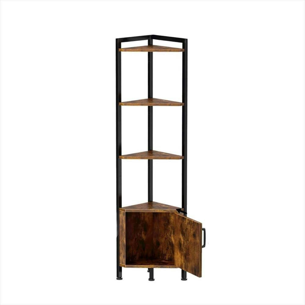 5-Tier Corner Cabinet with LED Light: $200.99