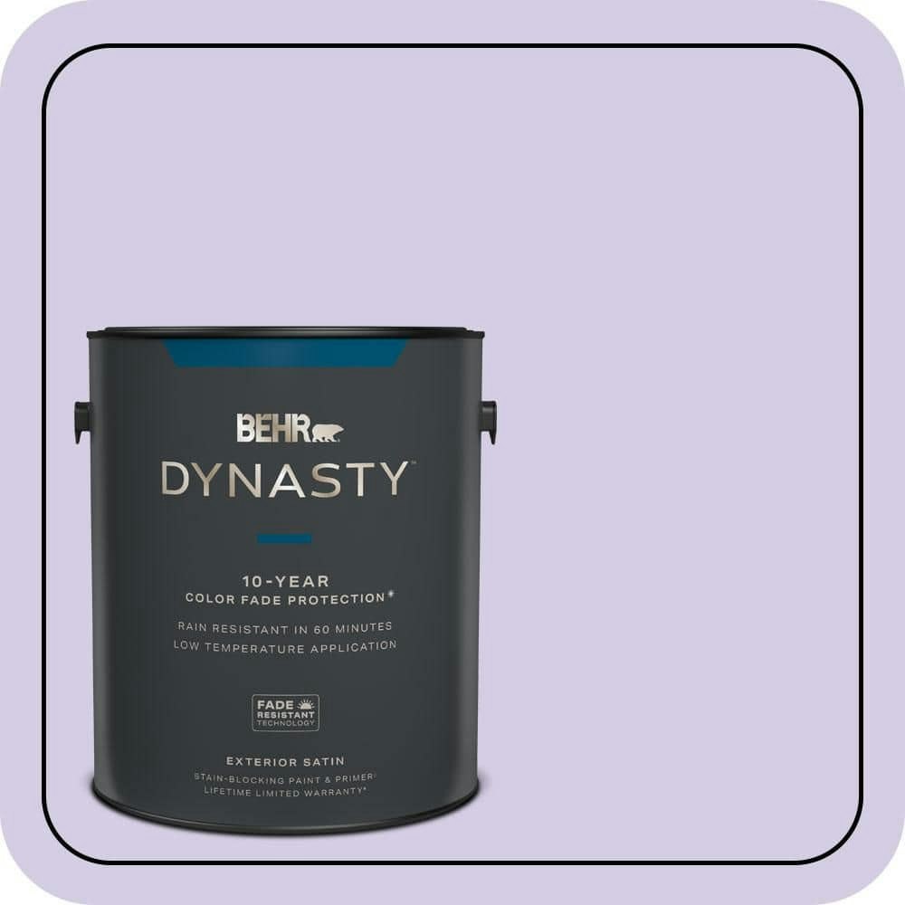 Behr Potentially Purple 1-Gallon Satin Exterior Paint and Primer: $79.98 Behr Potentially Purple 1-Gallon Satin Exterior Paint and Primer: $79.98