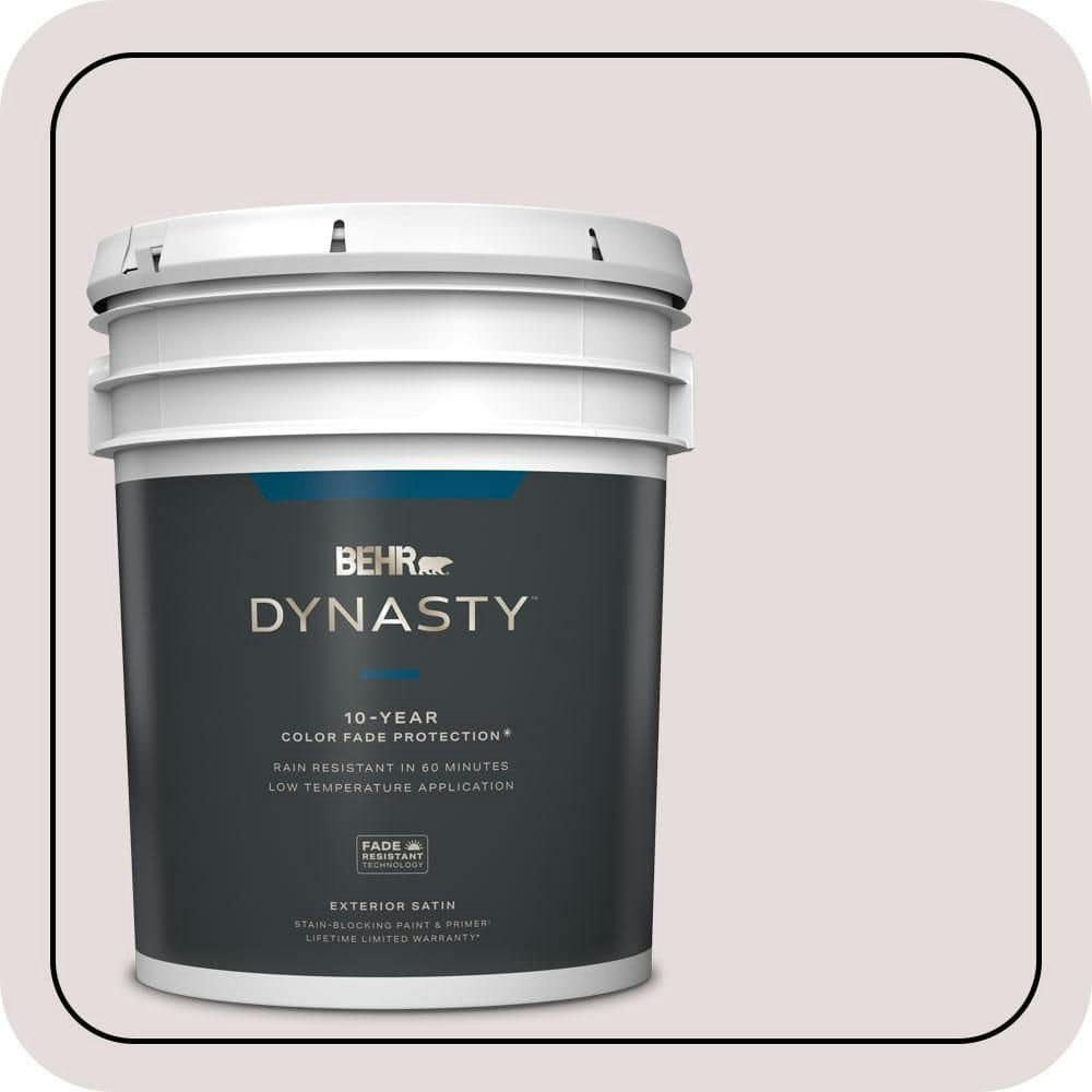 Behr Coquette Satin Exterior Paint and Primer 5-Gallon: $368 Behr Coquette Satin Exterior Paint and Primer 5-Gallon: $368