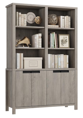 70.7" Double Wide 6-Tier Bookshelf for $95 + free shipping