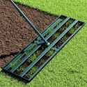 Stainless Steel 30" x 10" Lawn Leveling Rake w/ 70" Adjustable Handle for $20 + free shipping w/ Prime