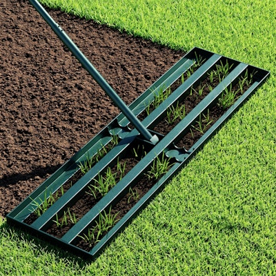 Stainless Steel 30" x 10" Lawn Leveling Rake w/ 70" Adjustable Handle for $20 + free shipping w/ Prime
