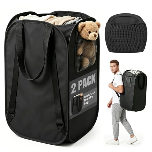 House Again 76L Laundry Backpack 2-Pack: $13.19