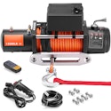 Electric 13,500-lb. Synthetic Rope Towing Winch for $208 + free shipping