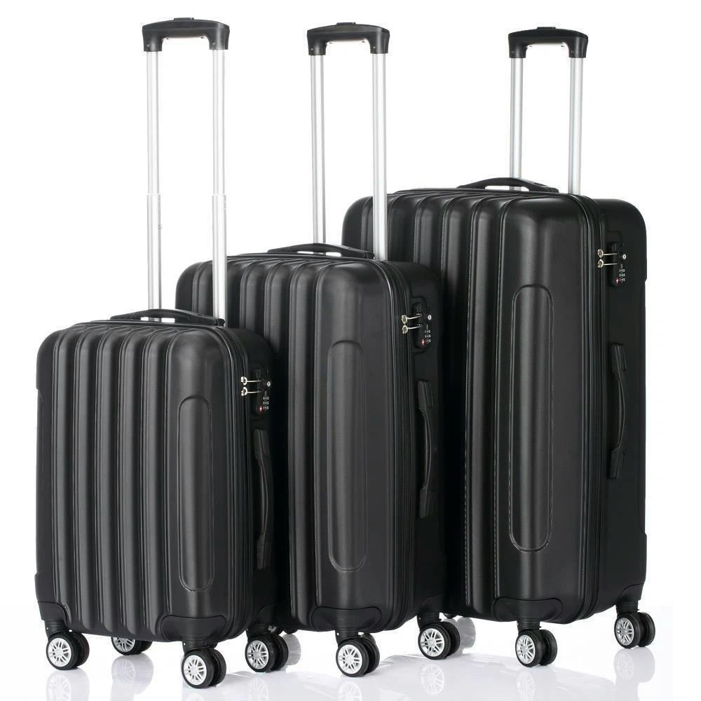 3-Piece Hardside Spinner Luggage Set: $66 3-Piece Hardside Spinner Luggage Set: $66