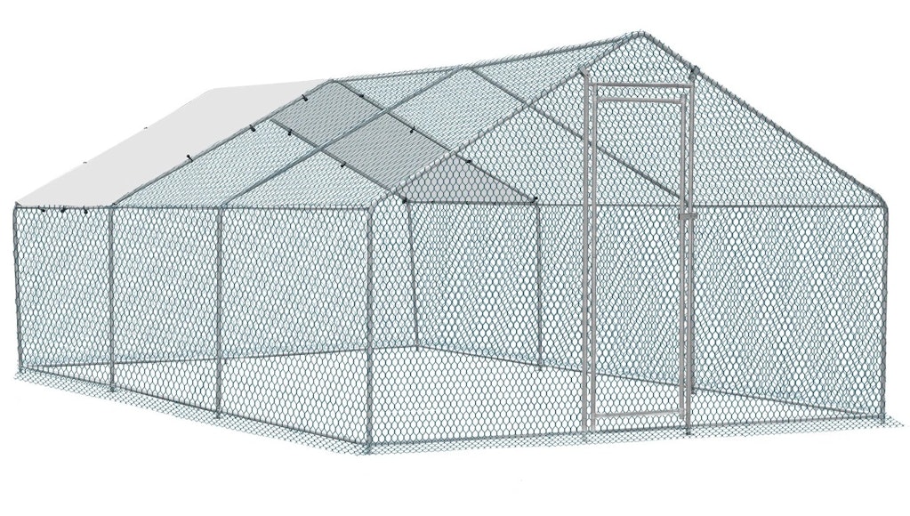 10x20-Foot Metal Walk-In Chicken Coop: $147 10x20-Foot Metal Walk-In Chicken Coop: $147