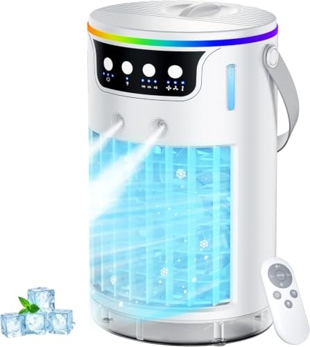 Portable Desktop Evaporative Air Cooler Fan: $25.99 Portable Desktop Evaporative Air Cooler Fan: $25.99