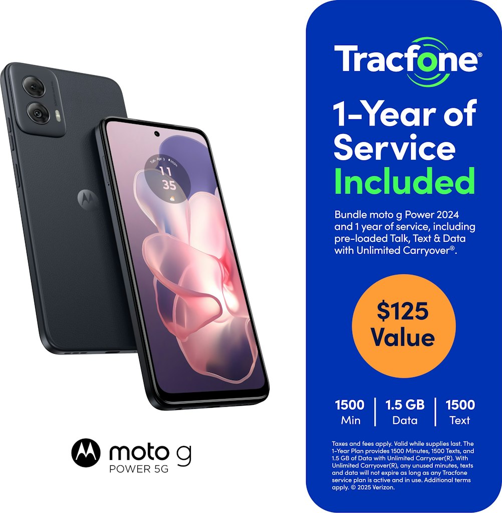 Motorola Moto G Power 5G 128GB for Tracfone: $50