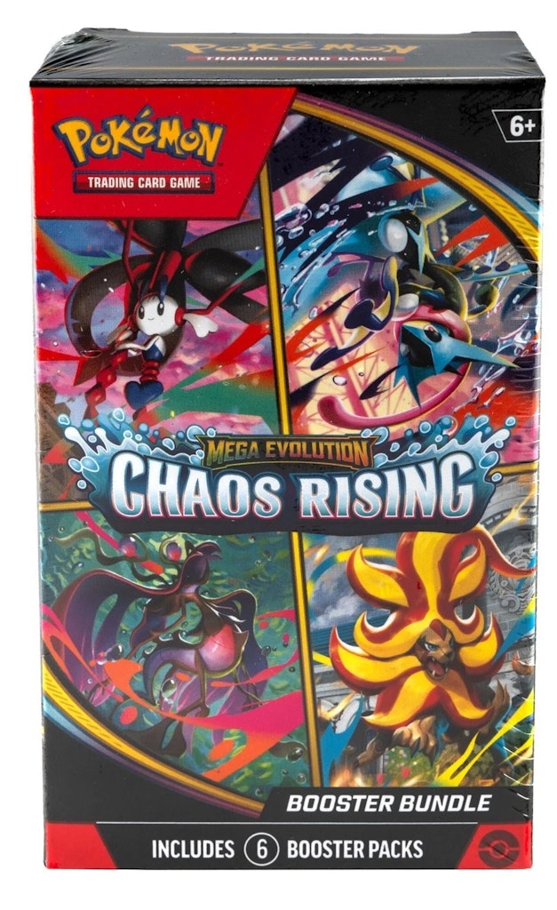Pokmon TCG Mega Evolution Chaos Rising Booster Bundle: $37