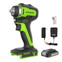 Greenworks 24V 3/8" Brushless Cordless Impact Wrench w/ 2.0Ah Battery & Charger for $70 + free shipping