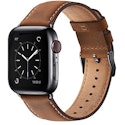 Sunfwr Leather Apple Watch Band for $7 + free shipping w/ Prime