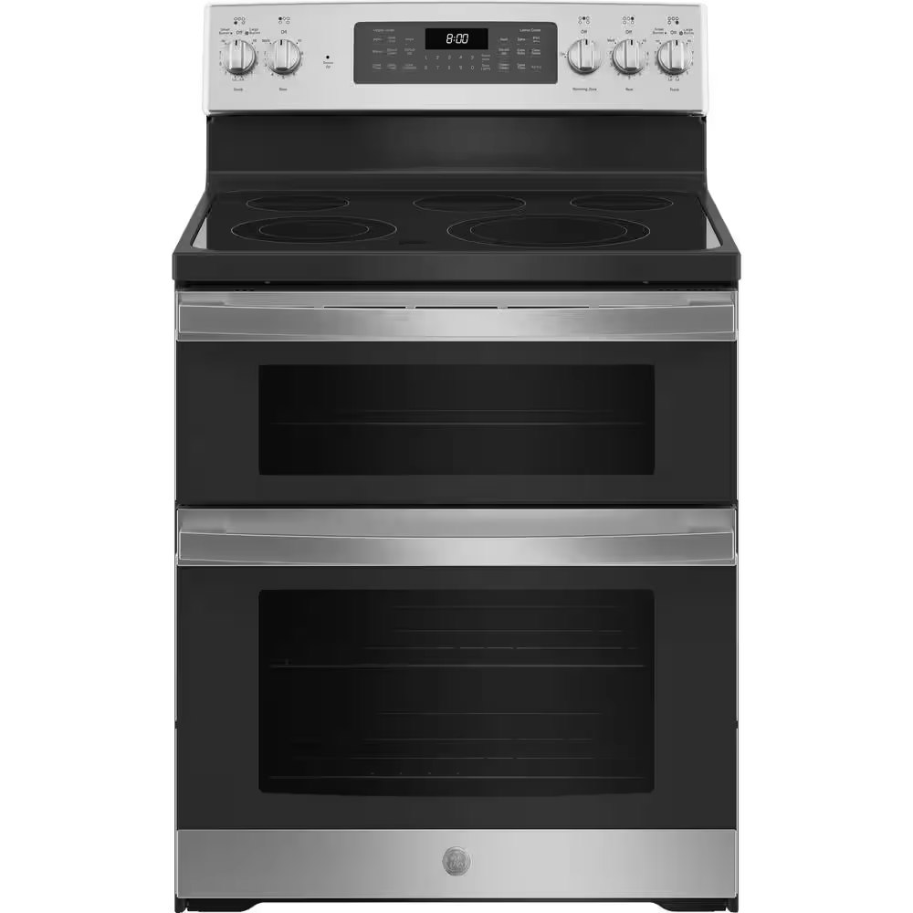 GE 30" Burner Element Free-Standing Double Oven Electric Range: $1,399 GE 30" Burner Element Free-Standing Double Oven Electric Range: $1,399