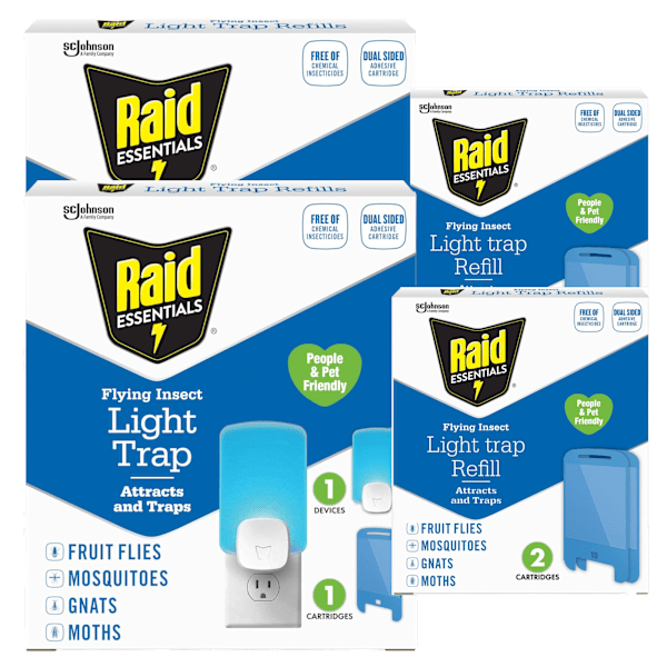 8-Piece Raid Essentials Flying Bug Trap Bundle: $20