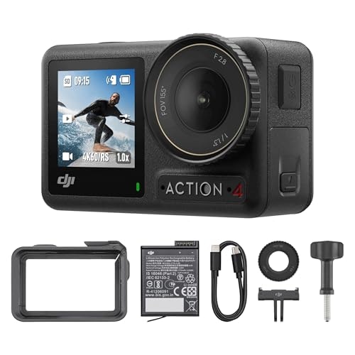 DJI Osmo Action 4 Essential Combo Waterproof Action Camera: $199 DJI Osmo Action 4 Essential Combo Waterproof Action Camera: $199