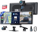10" Portable Apple CarPlay Screen w/ Dash Cam, GPS & Backup Camera for $88 + free shipping