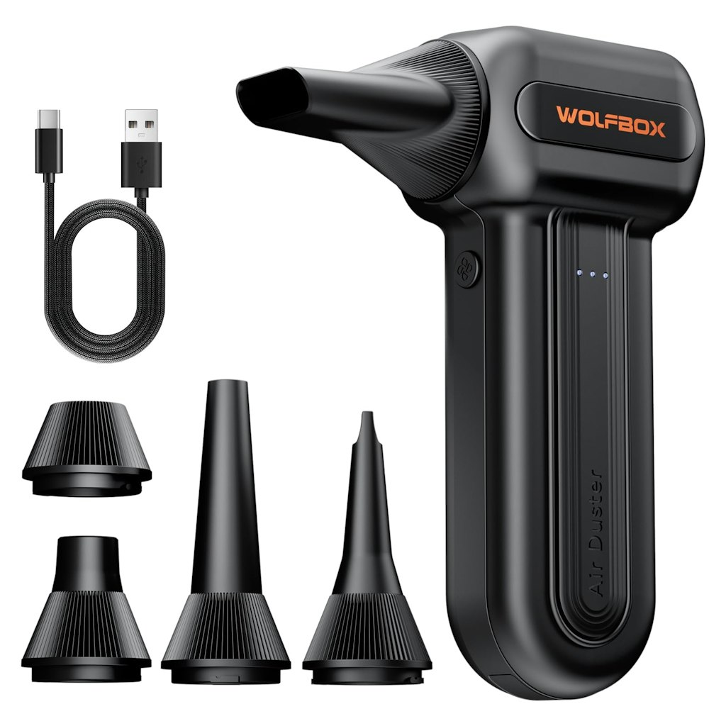 Wolfbox MF60 Cordless Electric Air Duster: $30