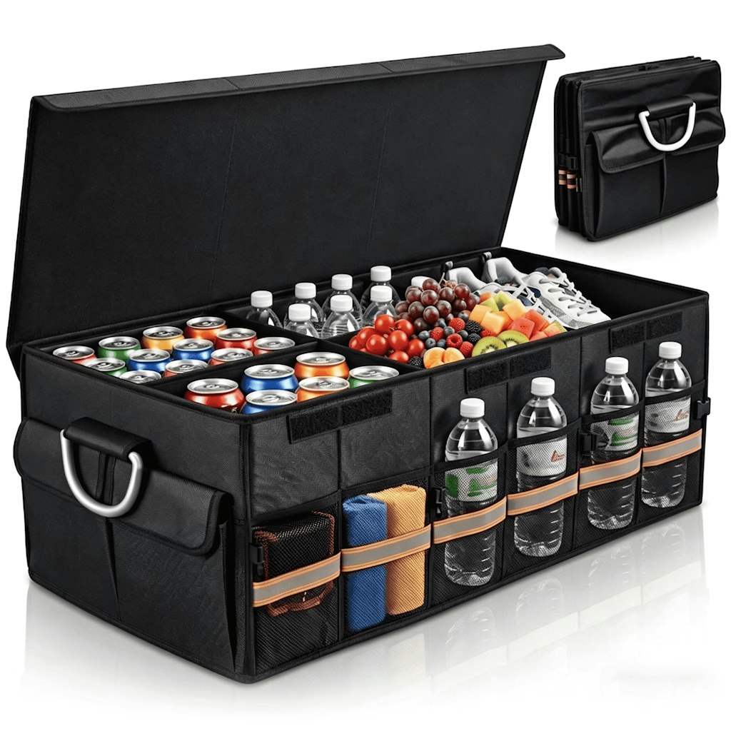 Foldable Large Capacity SUV Trunk Organizer: $36 Foldable Large Capacity SUV Trunk Organizer: $36