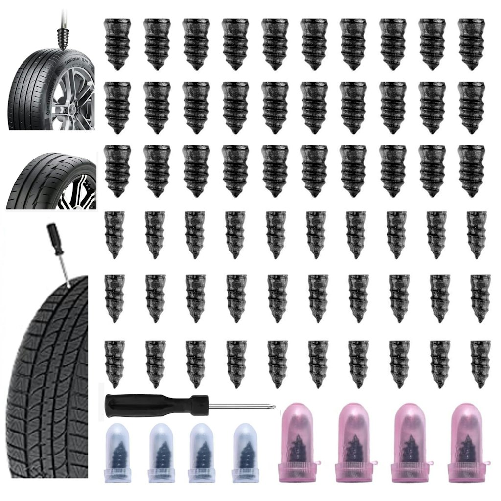 60-Piece Tire Repair Rubber Nail Kit: $4.99 60-Piece Tire Repair Rubber Nail Kit: $4.99