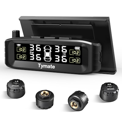 Tymate TM8 RV Tire Pressure Monitoring System w/ 4 Sensors for $34 + free shipping w/ Prime