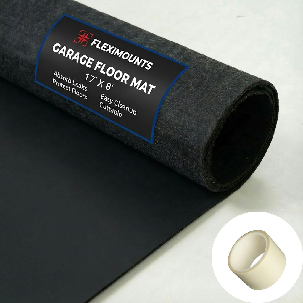 Fleximounts 17' x 8' Garage Floor Mat: $100 Fleximounts 17' x 8' Garage Floor Mat: $100