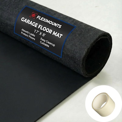 Fleximounts 17' x 8' Garage Floor Mat for $100 + free shipping